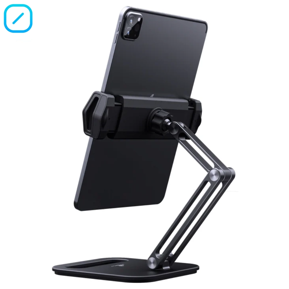 Brazo telescópico metálico para tabletas