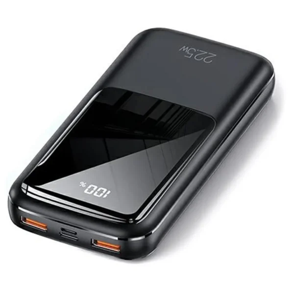 20,000mAh Powerbank con 2 Puertos USB-A, 1 USB-C. Potencia de 22.5W + Display - Imagen 2